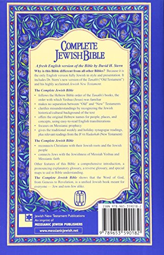 Complete Jewish Bible : An English Version of the Tanakh (Old Testament) and B'Rit Hadashah (New Testament)