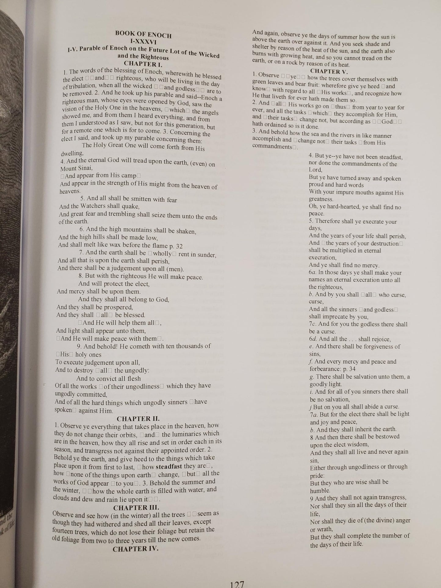 HOLY BIBLE Ethiopic Version / Volume 1 Containing the Old Testament, Apocrypha, Enoch 1,2 and Jubilees considered as Canon / Etiopina Bible considered as canon by the Ethiopic Church