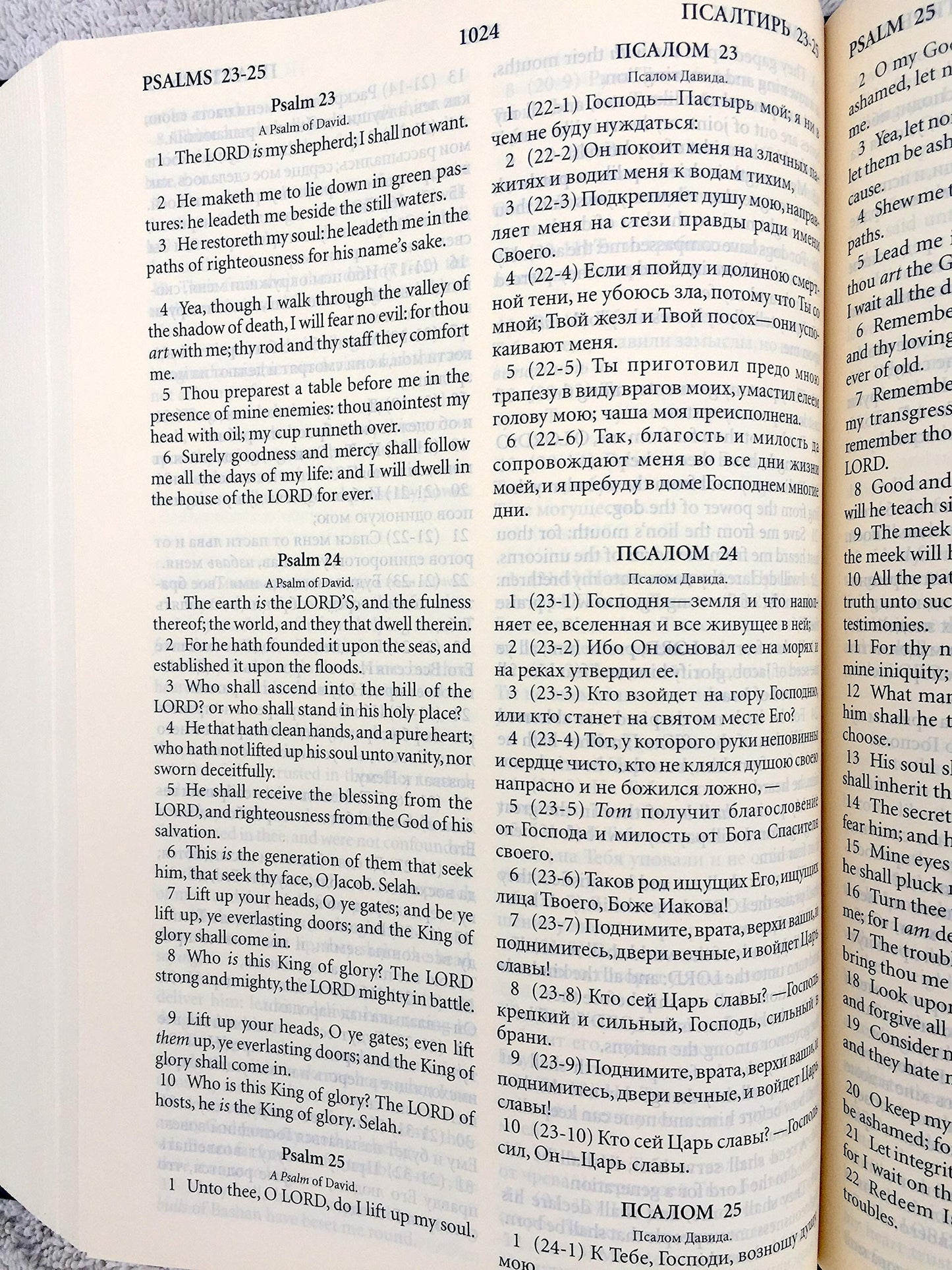 English-Russian Parallel Bible